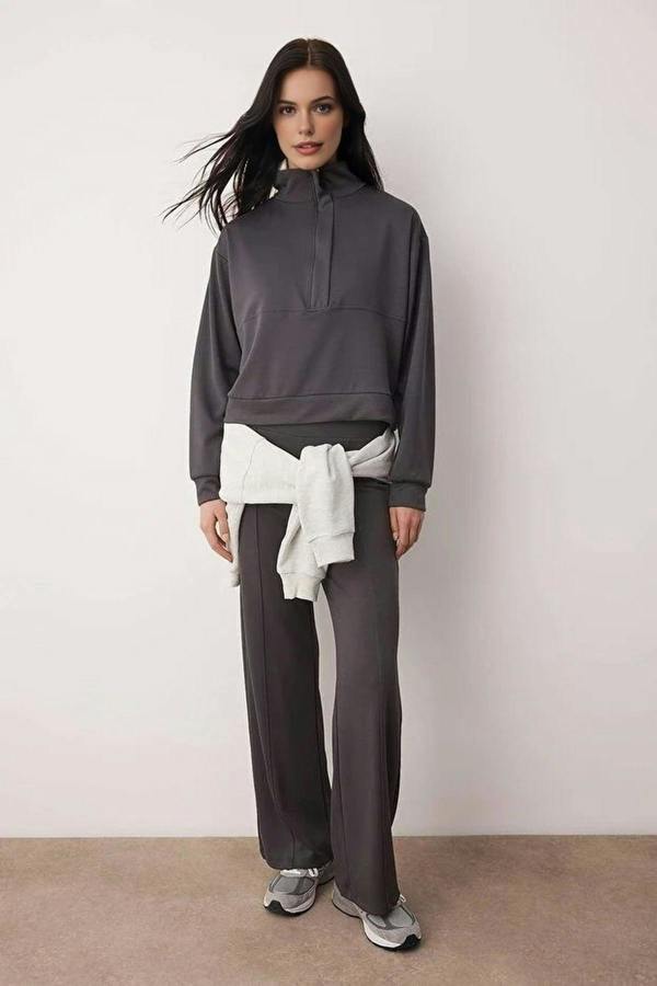 WOVCOR 2-Piece Soft Fabric Knit Top and Bottom Set