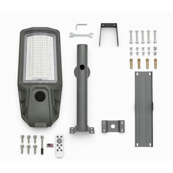 Milagro Kobra Ii Solar Lamp 400W 2400Lm 4000K Ip65 Grey