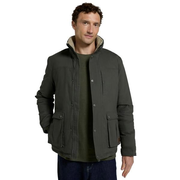 Animal Mens Holkham Utility Jacket - Khaki Green