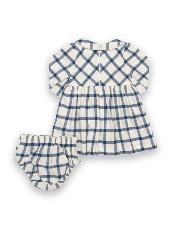 Kite Baby Organic Check Dress And Pants