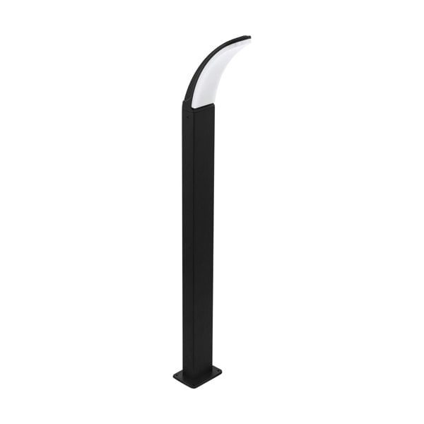 IP44 Outdoor Bollard Light Black Aluminium 11W Built in LED Lamp Post Loops