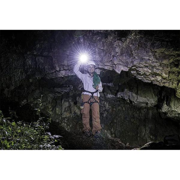 Brennenstuhl Rechargeable Torch - 1250 Lumen 220 Metre Adjustable Beam - Aluminum Body