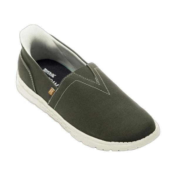 Regatta Mens Salcombe Trainers - Dark Khaki - 
