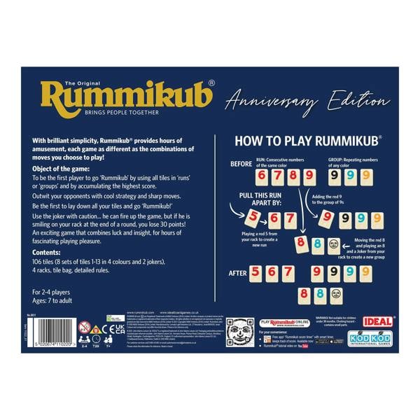 IDEAL Rummikub Game Anniversary Edition