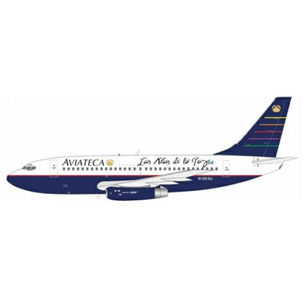 MCSlots Aviateca Boeing 737-200 N126GU El Aviador Models 1:200 Inflight200 IFEAV126