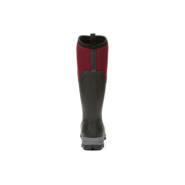 Muck Boots Arctic Ice Tall Women's Wellington Boots in Black/Maroon