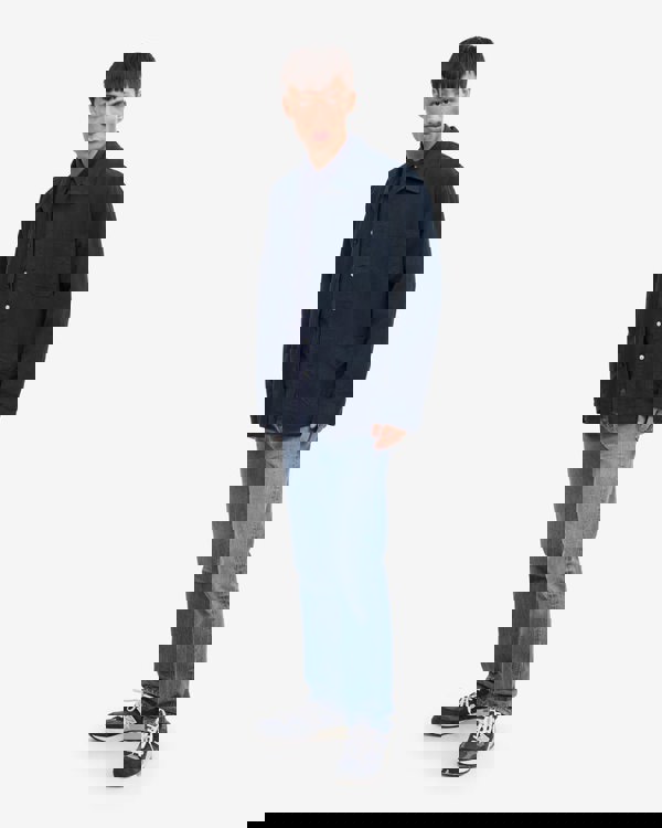 Colorful Standard Mens Organic Workwear Jacket - Navy Blue