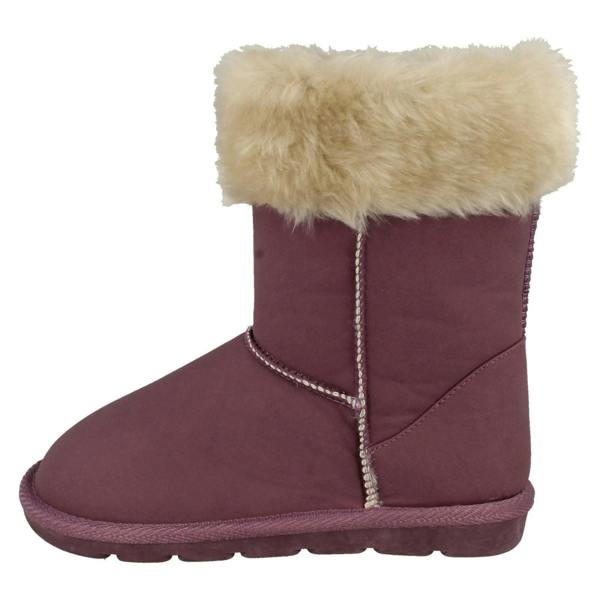 Spot On Girls Spot On Faux Fur Trim Casual Boots