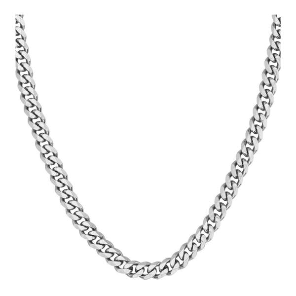 Boss Mens Ion Plated Necklace - Silver - 