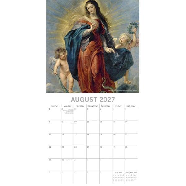 Angels Calendar 2027, Wall Calendars, Month To View, Art, Gift