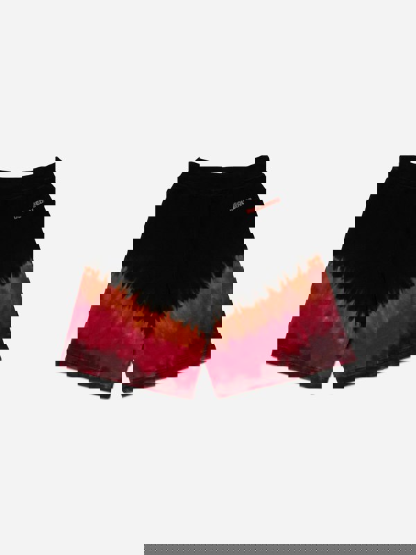 Dsquared2 Kids Dsquared2 Boys Tie-Dye Logo Shorts in Black