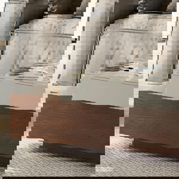 Weilai Concept Grimaldi Extendable Coffee Table, Square Coffee Table