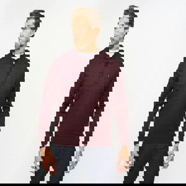 Gabicci G55K20 Merino Polo Neck Sweater Gabicci Classic MULBERRY