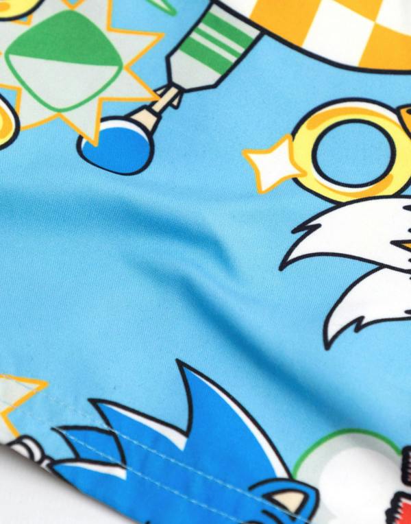 Vanilla Underground Sonic the Hedgehog Boys Blue Run Swim Shorts