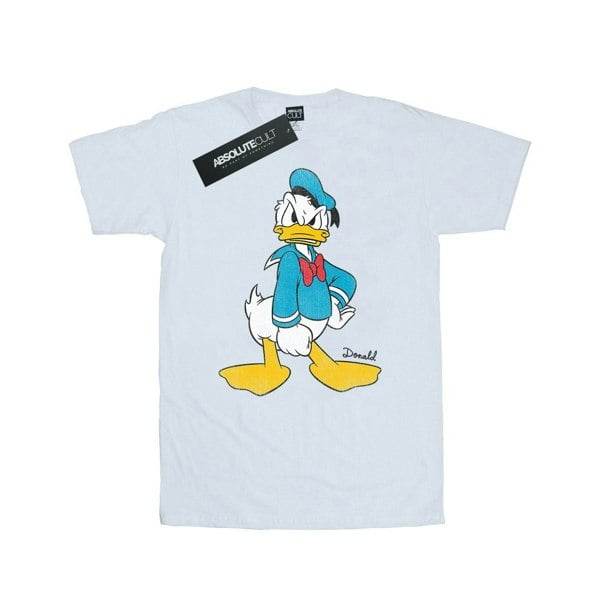 Disney Mens Donald Duck Angry T-Shirt - White