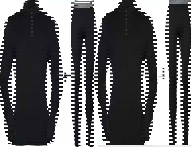 ODLO Men's Merino 200 Half Zip Base Layer COMBO