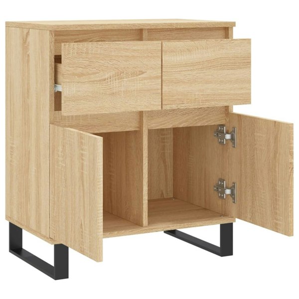 Berkfield Sideboard Sonoma Oak 60x35x70 cm Engineered Wood