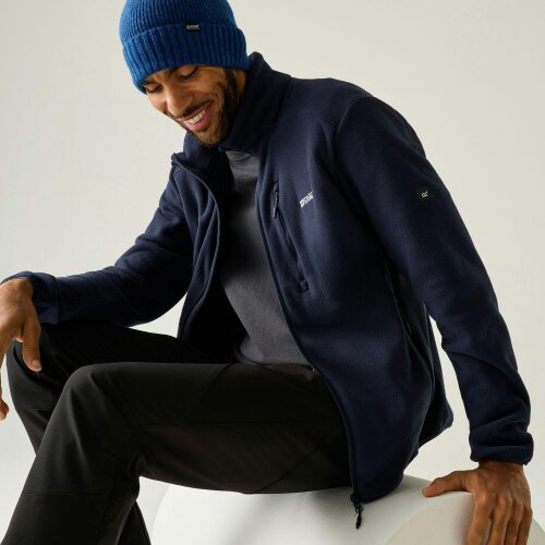 Regatta Mens Brinnden Full Zip Fleece - Navy