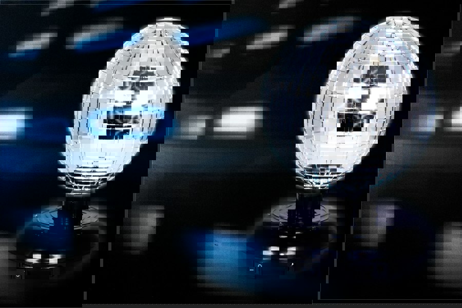 FX Lab Cheetah 6" Mirror Ball And Led