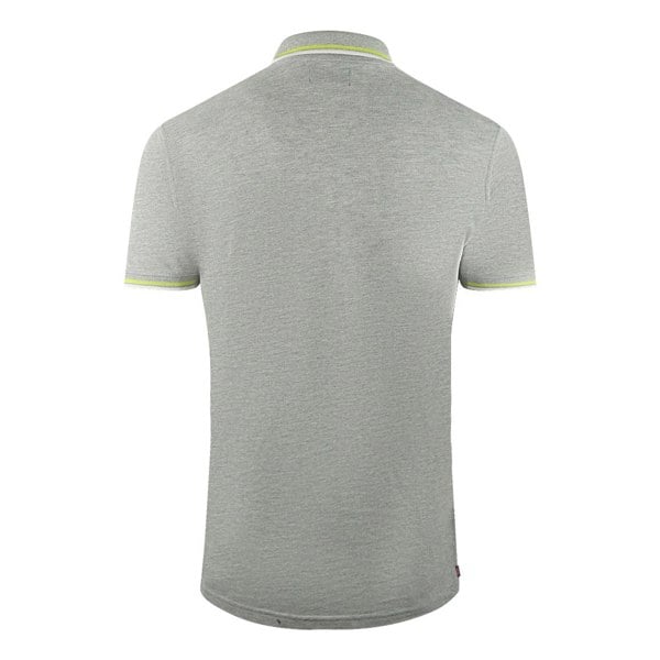 Aquascutum Twin Tipped Collar Polo Shirt - Grey