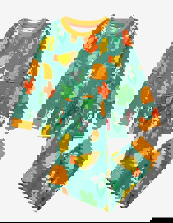 Organic Autumn Print Pyjamas - Toby Tiger UK Retail