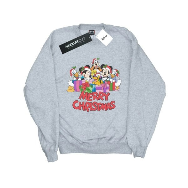 Disney Boys Mickey Mouse And Friends Christmas Sweatshirt - Sports Grey