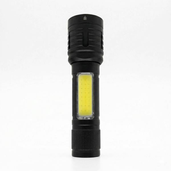 Dragodirect 2-in-1 Rechargeable Pocket Flashlight COB Side & LED