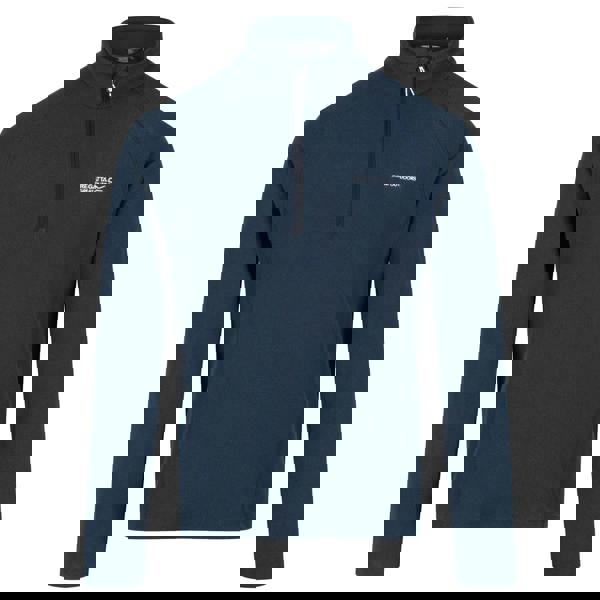 Regatta Great Outdoors Mens Kenger Half Zip Honeycomb Fleece - Moonlight Denim