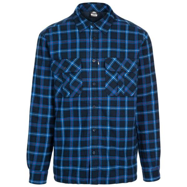 Trespass Mens Rapeseed Check Shirt - Dark Blue - 