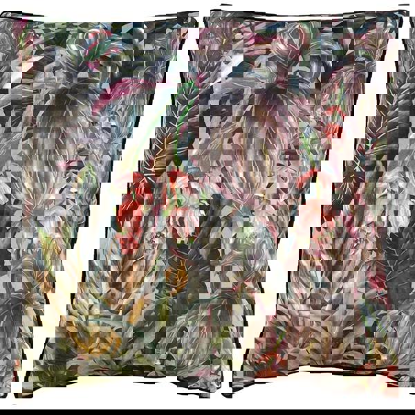 Wylder Mogori Wild Medinilla Cushion Cover - Aubergine