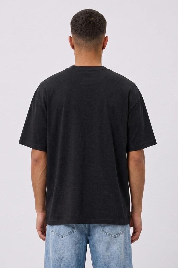 London Attitude Burn Out Limited Edition Oversized Heavyweight Graphic T-Shirt