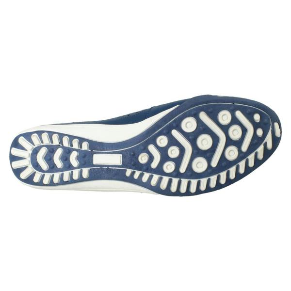 Down to Earth Ladies Down To Earth Punch Detail Casual Shoes F80578