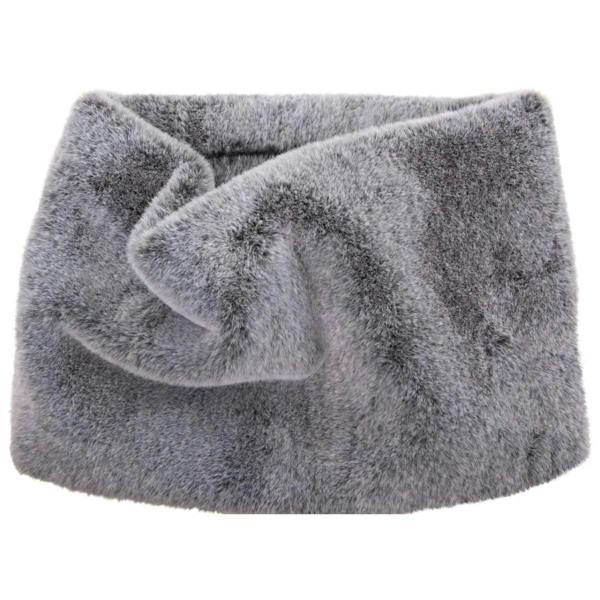 Trespass Womens/Ladies Cinnibar Faux Fur Neck Warmer - Black Fade - 