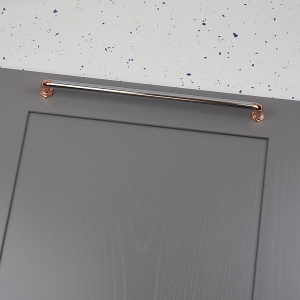 Handle & Home Copper & Chrome Industrial Handles