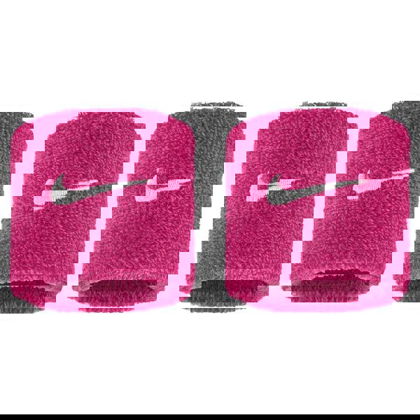 Nike Classic Swoosh Wristband - Pink/White - 
