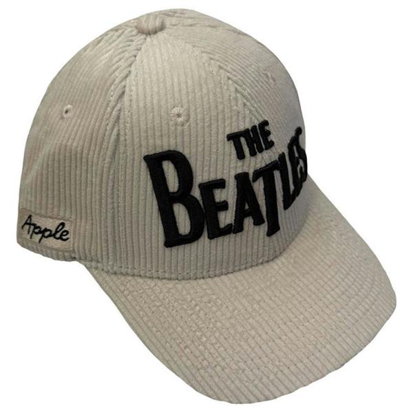 The Beatles Drop T Logo And Apple Corduroy Baseball Cap