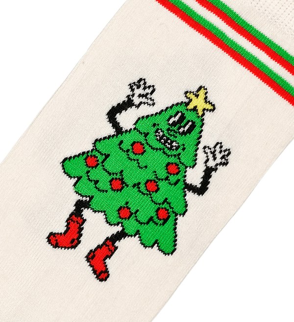 Happy SocksSocks SingleHappy Tree Socks, WhiteBoxers & Briefs