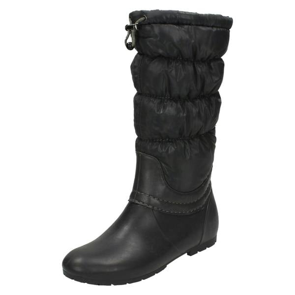 Spot On Ladies Spot On Slouch Leg Wellington Boots