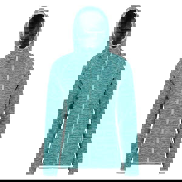 Mountain Warehouse Womens/Ladies Lleyn II Melange Full Zip Hoodie - Teal