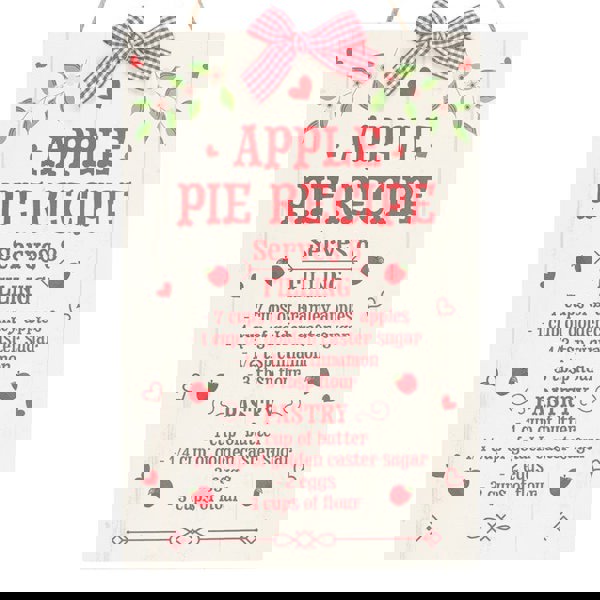 Serano Autumn Skies & Apple Pies Hanging Sign