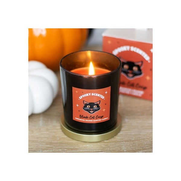 Serano Black Cat Curse Cinnamon Orange Candle