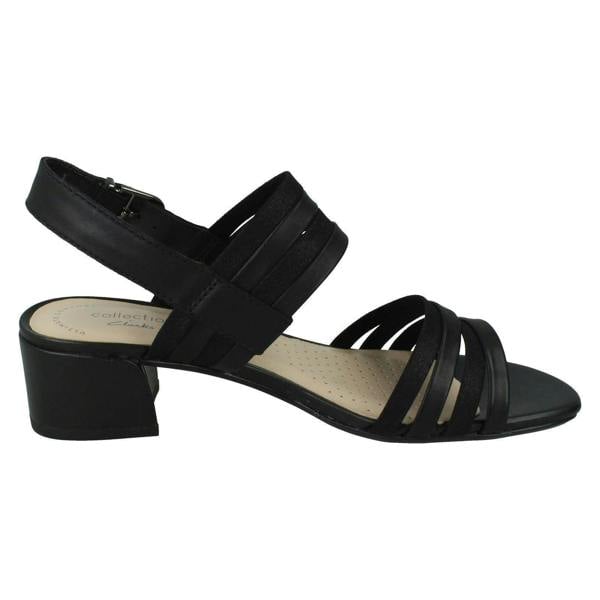 Clarks Ladies Clarks Heeled Slingback Sandals Caroleigh Bess