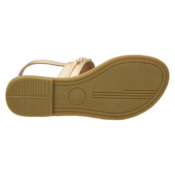 Spot On Girls Spot On Pearl Jewel Trim Sandals