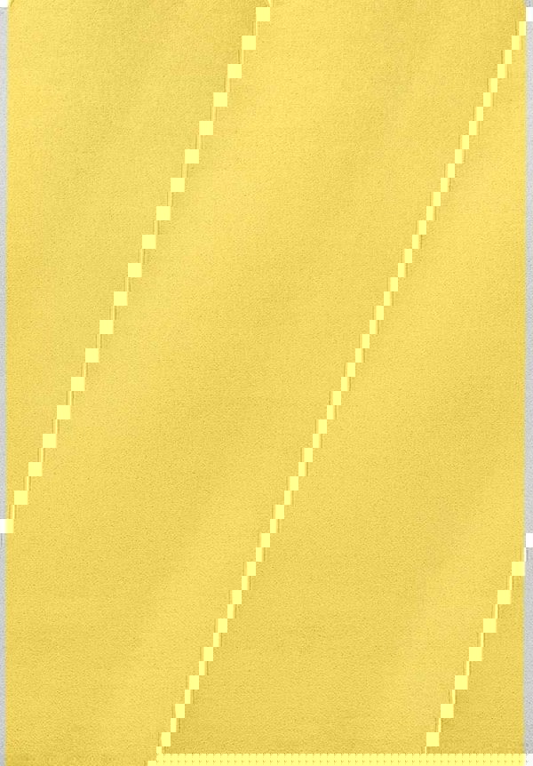 Modern Plain Yellow Rug – Soft Short Pile