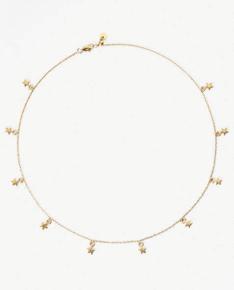 Elk & Bloom Star Feeling Chunky 14K Gold Choker Necklace