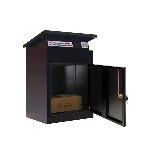 Phoenix Safe Phoenix Top Loading Parcel Box PB0581BK in Black with Key Lock with FREE Delivery