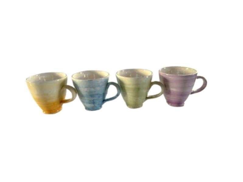 Verano Spanish Ceramics Pastel Beach - Everyday Cups - Set of 4