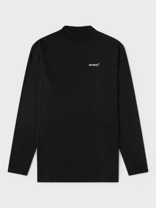 Off - White Caravag Arrow Over Mockneck Black/White - Supplied FashionOFF WHITE