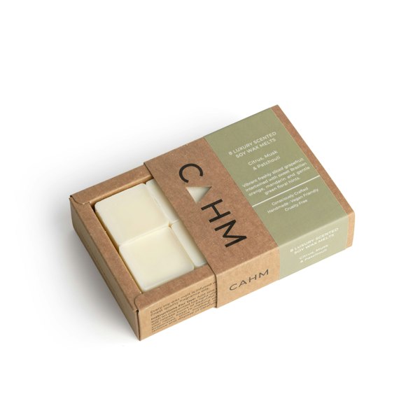 CAHM Citrus, Musk and Patchouli Wax Melt Box