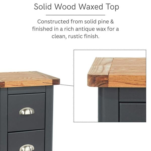Core Products Set of 2 Dunkeld Petite 2-Drawer Bedside Cabinets